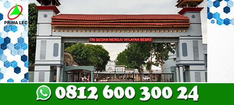 Running text di Gerbang PTKI Medan